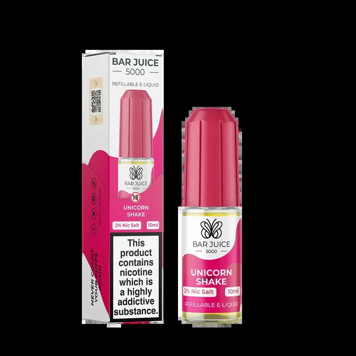 Unicorn Shake 10ml Nic salt E-liquid by Bar Juice 5000