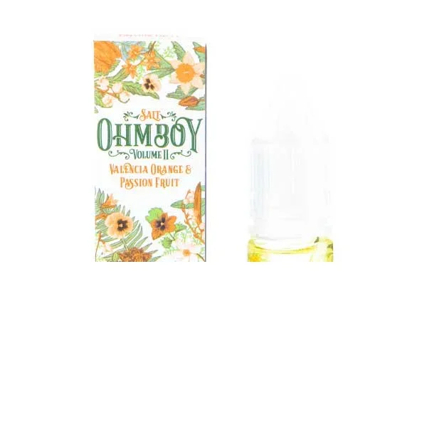 Valencia Orange and Passion Fruit Nic Salt E-Liquid by Ohm Boy