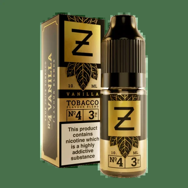 Vanilla Tobacco 10ml 50/50 E-liquid by Zeus Juice