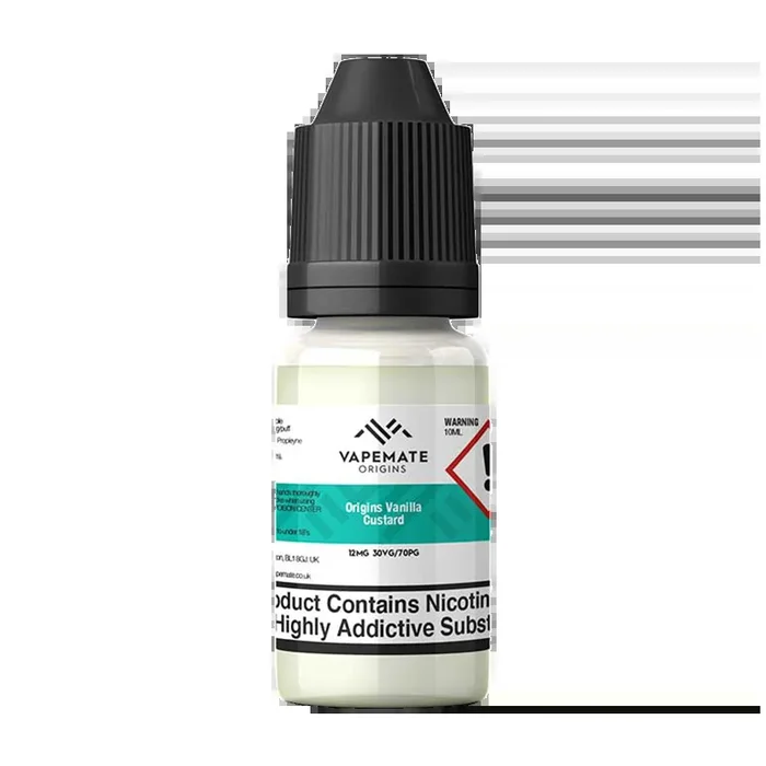 Vapemate Origins Vanilla Custard 10ml