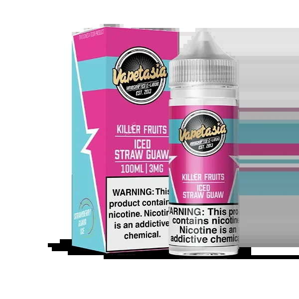 Vapetasia Killer Fruits Iced Straw Guaw eJuice