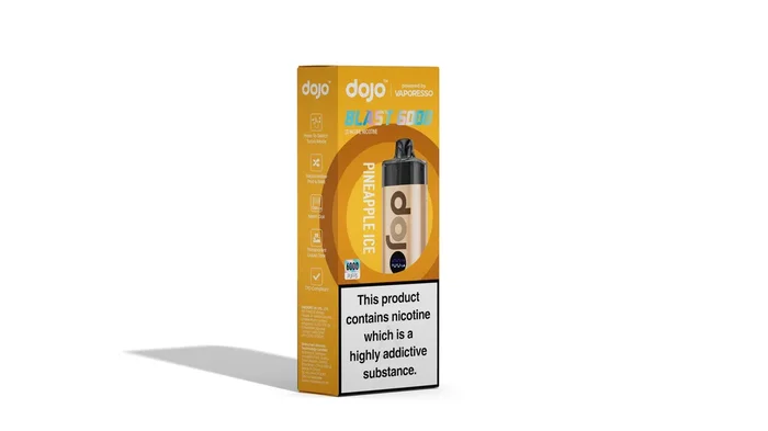 Vaporesso DOJO Blast 6000 Pod Vape Kit 12ml – Pineapple Ice