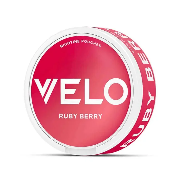 Velo Ruby Berry Mini Nicotine Pouches – Mellow (4mg)
