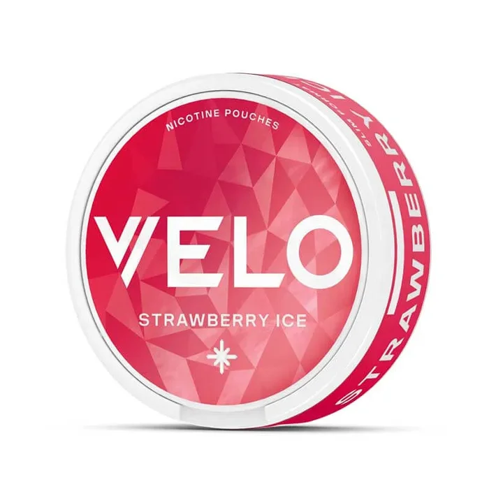 Velo Strawberry Ice Slim Nicotine Pouches – Original (10mg)