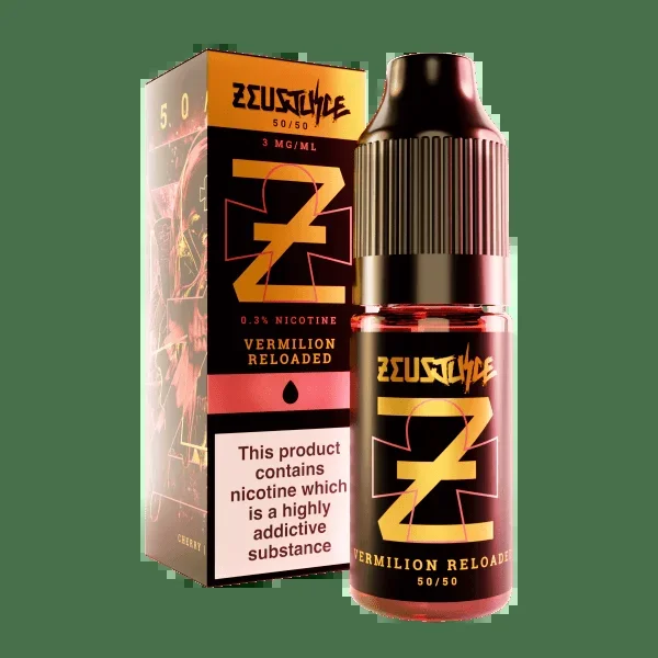 Vermilion Reloaded 10ml 50/50 E-liquid by Zeus Juice