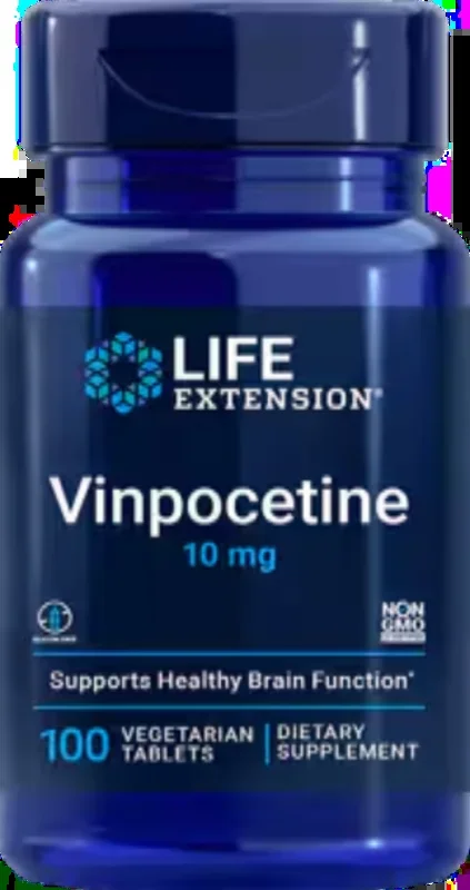 Vinpocetine 10 mg 100 Vegetarian Tablets