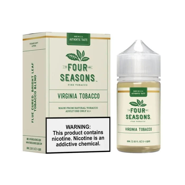 Virginia Tobacco | Four Seasons E-Liquid | 60mL