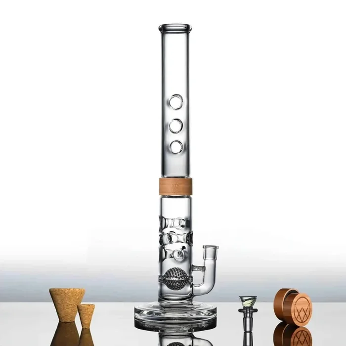 Vitae Glass 18″Swiss Sphere + Trio Origin Bong