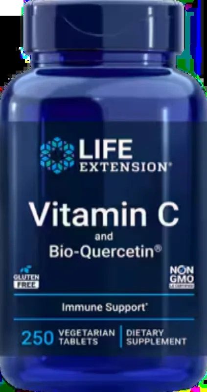Vitamin C and Bio-Quercetin 250 Vegetarian Tablets