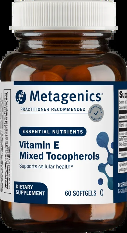 Vitamin E Mixed Tocopherols – 60 Softgels