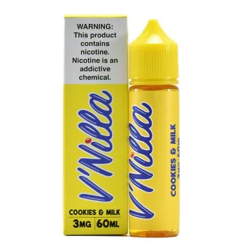 VNILLA E-LIQUID COOKIES AND MILK – 60ML