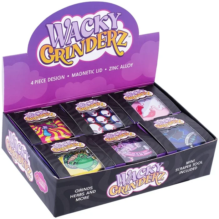 Wacky Grinderz Classic Wacky Assortment – 2.5″ / 4pc / 6ct