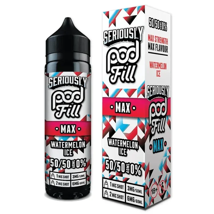 Watermelon Ice 40ml Longfill Concentrate By Seriously Pod Fill Max