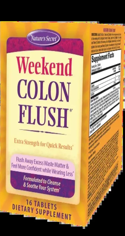 Weekend Colon Flush – Nature’s Secret 16 Tablets