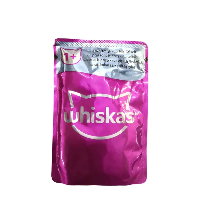 WHISKAS CAT FOOD JELLY MIX SELECTION 1+YEAR 85 GM