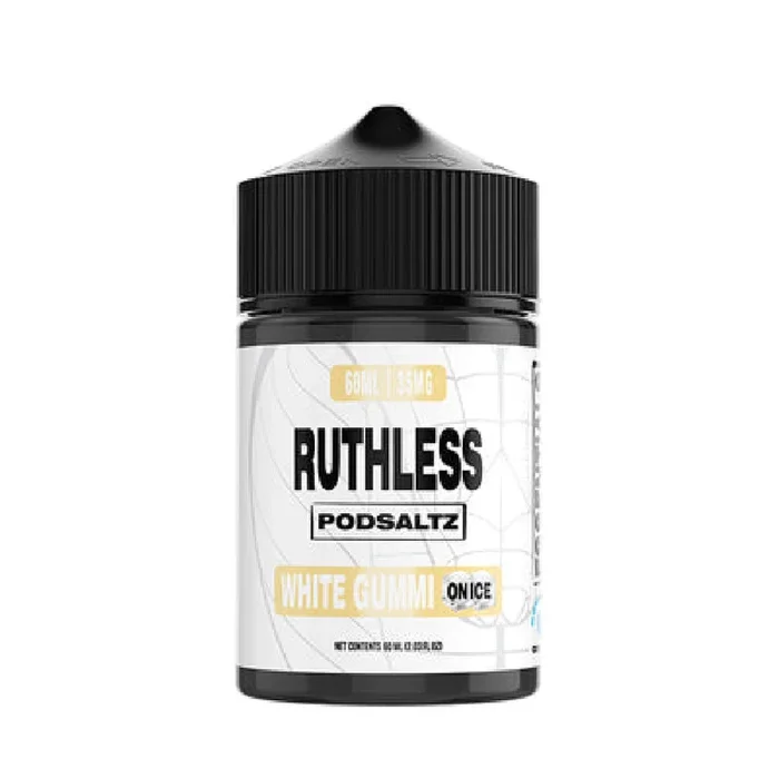 White Gummi On Ice Ruthless Essentials Salts 60mL