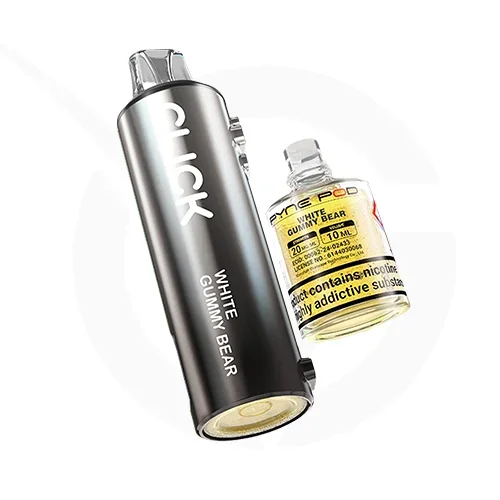 White Gummy Bear Pyne Pod Click 10000 Pod & Bottle