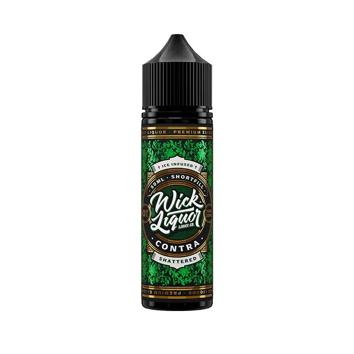 Wick Liquor – Contra Shattered Big Block 50ml Shortfill E-Liquid