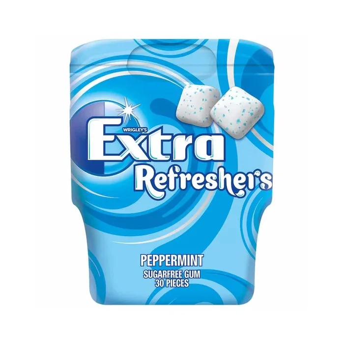 WRIGLEY EXTRA GUM REFRESHER PEPERMINT SUGAR FREE 67 GM