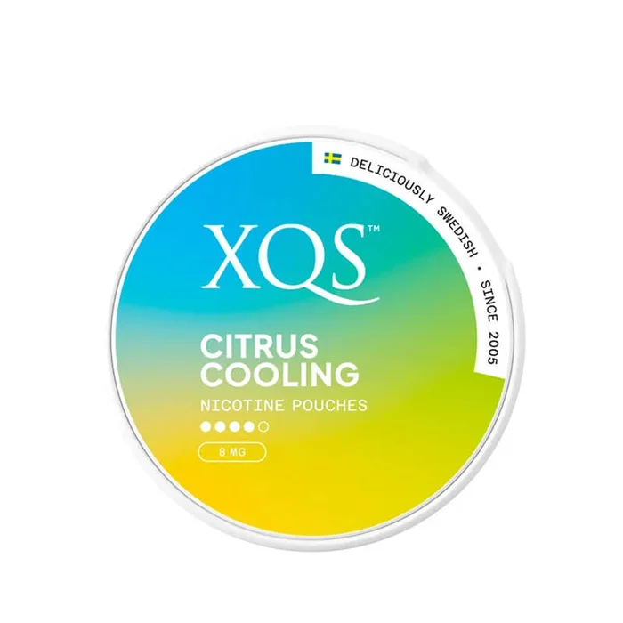 XQS Citrus Cooling Nicotine Pouches – 8mg/Pouch