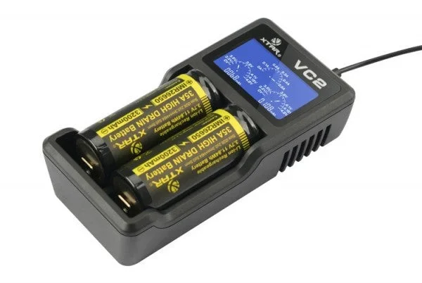 XTAR VC2 Premium USB 18650 Vaping kit Battery Charger with LCD Screen