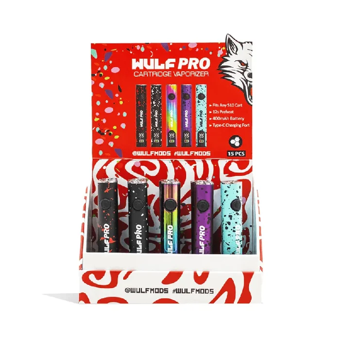 Yocan Wulf Pro 510 Battery Mod – 15pc Display
