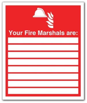 Your Fire Marshals are: