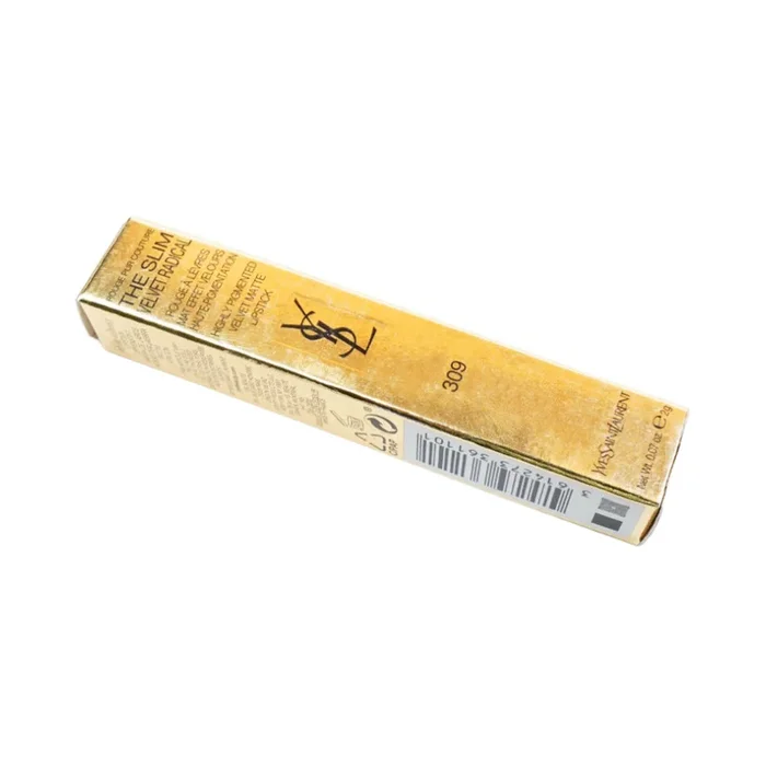 YSL – ROUGE PUR COUTURE SLIM VELVET RADICAL 308 FATAL CARMIN