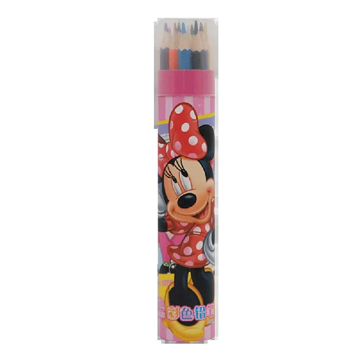 Z6137-4 Disney Pencil Color 12Pc Mickey Ir Basic