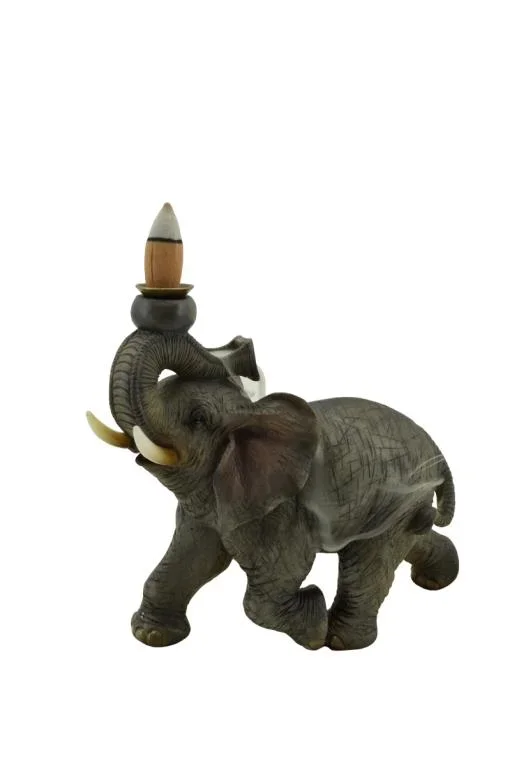ZenN – Elephant Backflow Incense Burner 1.5×2.8×9.9″