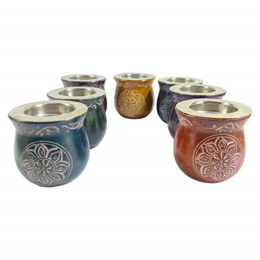 ZenN – Flower Shape Seven Chakra Colours w/ Steel Plate Oil Diffuser