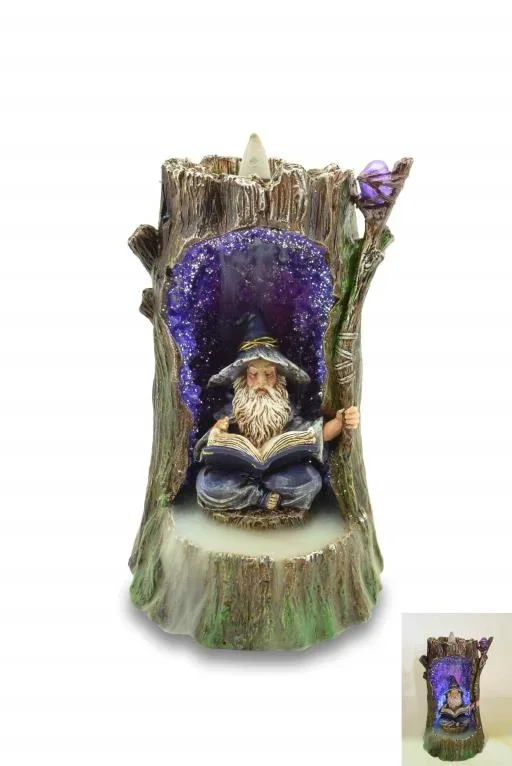 ZenN – Wizzard LED Backflow Incense Burner 4.3x4x6.7”