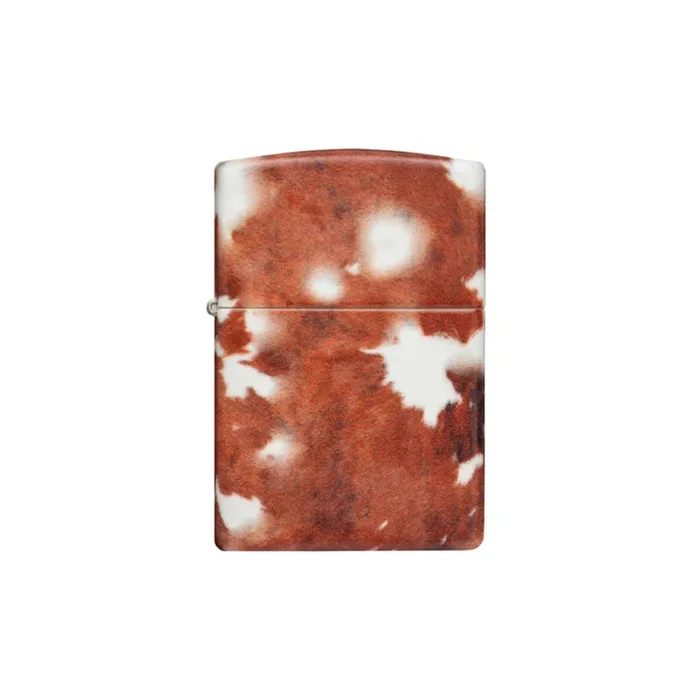 Zippo Lighter – Cow Print Design