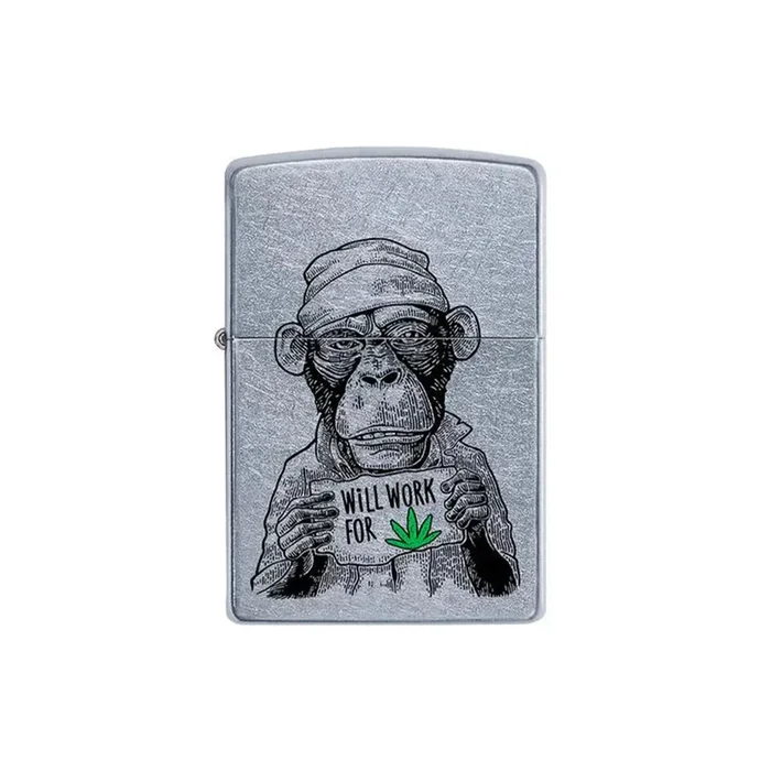 Zippo Lighter – Monkey Workin For Weed
