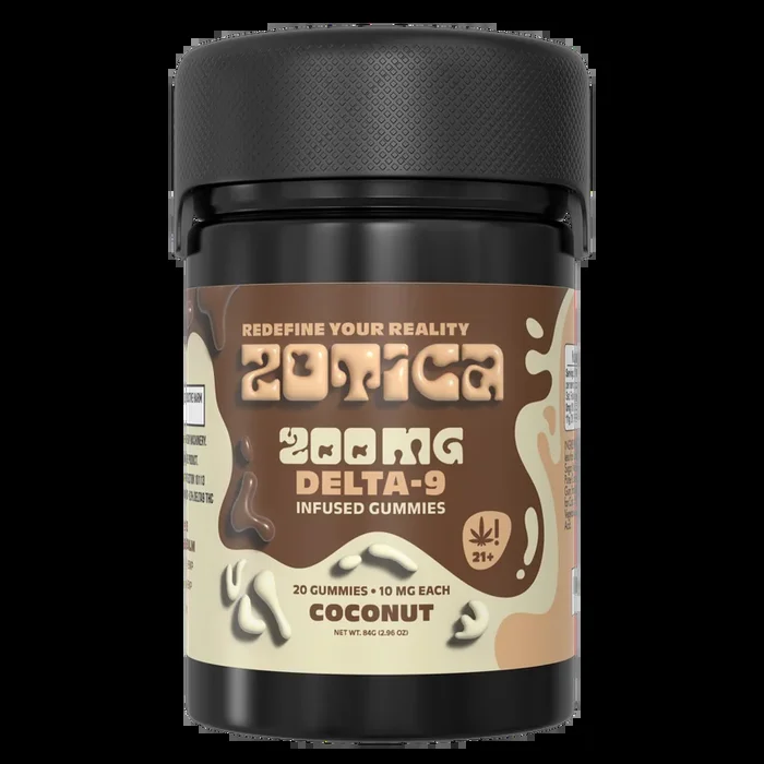Zotica Delta 9 Coconut Gummies – 200mg